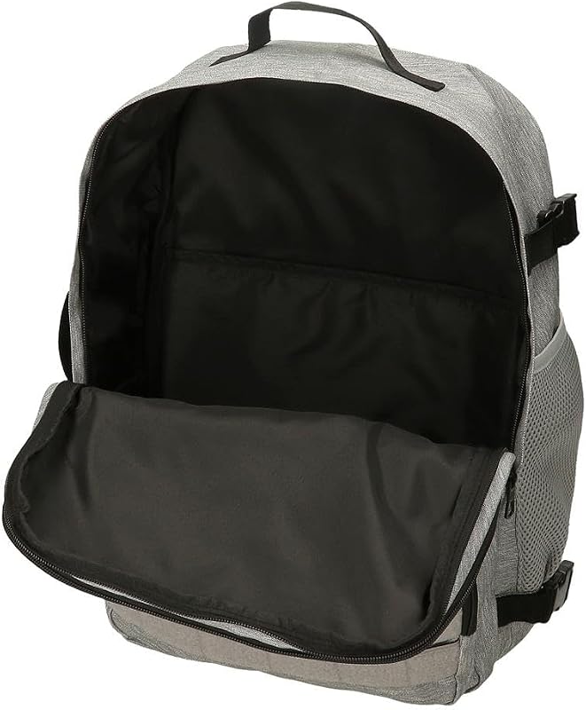 Aris Rucksack für Laptop, Doppelfach, tragbar, 31 x 44 x 17,5 cm, Schulrucksack, Polyester, von Joumma Bags, grau, 25cm x 40cm x 20cm, Rucksack mit Kabine