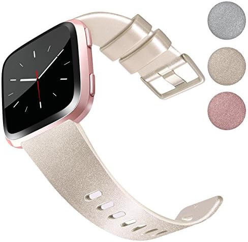 Yandu Compatible for Fitbit Versa Strap/Fitbit Versa Lite Strap, Classic Replacement Wristband Watchband for Fitbit Versa/Fitbit Versa Lite Edition Smartwatch Large Small