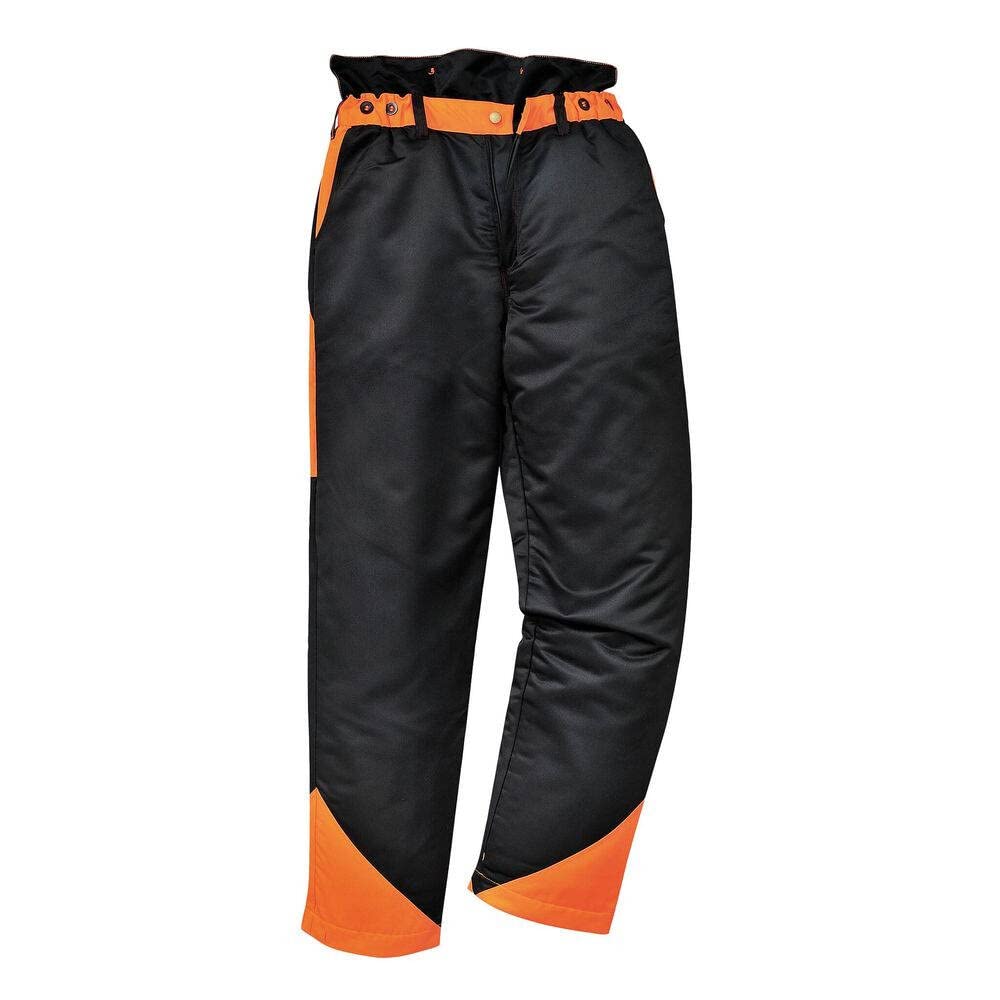 Portwest Oak Chainsaw Trousers, Size: XXL, Colour: Black, CH11BKRXXL
