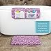 Cushybaby Bath Kneeler and Elbow Rest Pad Set - Thick, Non-Slip, Kneeling Mats Cushion and Protect Arms and Knees So You Can Bathe Your Baby in Comfort! Enjoy Tub Time as Much as Your Kids Do! (Lilac)