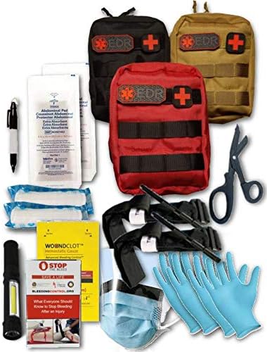 Bleeding Control Kit, Basic Trauma Pack, Featuring 2 Emergency Tourniquets, Emergency Physician Designed