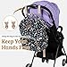 ORANIFUL Diaper Backpack Waterproof Baby Nappy Bags Mom Insulated Bottle Pockets Multi-functional Large Travel Back Pack Built-in USB Charging Port with Changing Pads and Stroller Straps (Black)