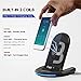FULOXTECH iPhoneX Wireless Charger Stand,10W Fast Charging Pad Stand(No AC Adapter) for Samsung Galaxy S9/S9+ Note 8/5 S8/S8+ S7/S7 Edge,7.5W for iPhoneX/8/8+,5W for All Qi-Enabled Devices Black