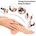 Electronic Foot File Callus Remover Tool Ejiubas Speed Adjustable Electric Foot File with 60 Pcs Replacement Sandpaper Discs Pedicure Tool for Dry Cracked Dead Skin on Heels & Feet