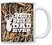 ThisWear Hunting Camo Best Buckin' Dad Ever Gift 11oz Ceramic Coffee Mug with Handle
