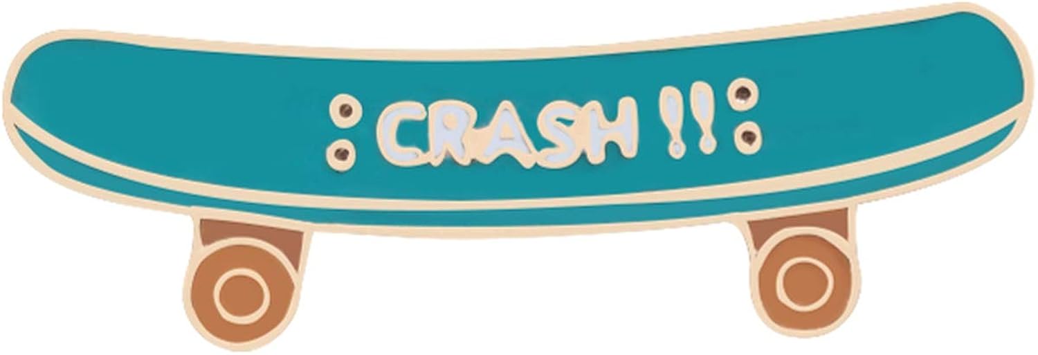 Trendy Sports Brooches Taoism Tai Chi Surfboard Skateboard Game Machine Roller shoes Bicycle Travel World Badges Pins Coin Gifts