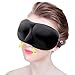 XYUN 3D Sleep Mask Lightweight & Comfortable Sleeping Mask with Ergonomic Earplugs and Carry Pouch 100% Light Blocking Adjustable Eye Mask for Insomnia,Migraine, Travel Naps,Shift Work