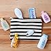 Canvas Zipper Pouch, Back To School Student Supplies Organizer, Best for College Dorm Room Accessories, Students BTS Organization Bag, Pouches Hold 50 Pencil-Make Up-Toiletries-Phones-Electronics