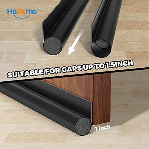Holikme 2 Pack Door Draft Stopper Weather Stripping,Door Sweep