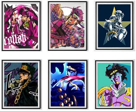 Amazon Com Xxj Art Jojo S Bizarre Adventure Joseph Jotaro Kujo Star Platinum Manga Anime Fan Collection Canvas Poster Not Included Frame 8 X 10 Inches Set Of 6 Furniture Decor xxj art jojo s bizarre adventure joseph jotaro kujo star platinum manga anime fan collection canvas poster not included frame 8 x 10 inches set of 6