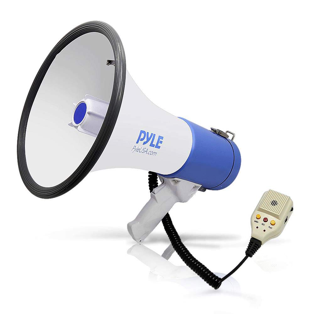 Pyle - Pro - 50 Watts Megaphone/Lith.Batt/Aux in