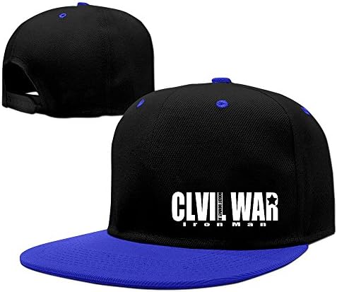 Custom Unique Adult Robert Actor Downey Jr Baseball Cap Hats RoyalBlue