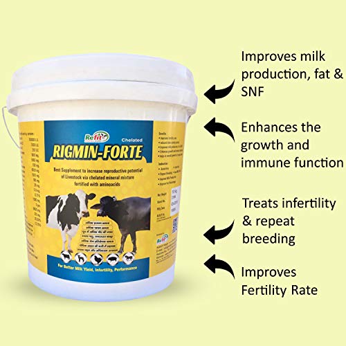 REFIT ANIMAL CARE 10 Kg Chelated Mineral Mixture for Buffalo,Cow