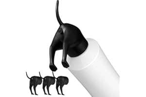 DIZYWIEE 3-Pack Pooping Dog Butt Toothpaste Topper, Funny Toothpaste Dispenser, Creative Toothpaste Topper, Pooping Toothpaste Cap, Toothpaste Squeezer, Toothpaste Dispenser