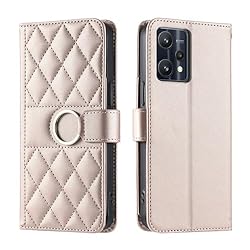 Lucyliy Compatible with Realme 9 4G Case Flip PU