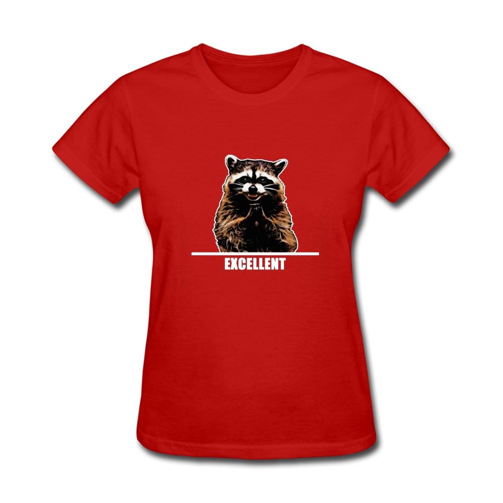 Cloud Space Evil Raccoon T-shirt Short Sleeve T-shirt