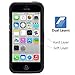 unnito iPhone 5C Case – Hybrid Commuter Case | Slim Cover with Hard Shell Design and Soft Inner Layer Compatible with iPhone 5C Black Case (Nebula Galaxy)