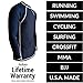 Rash Guard for Men – USA Made Compression, Workout & UV Sun Protection Shirt (Navy Blue XL)