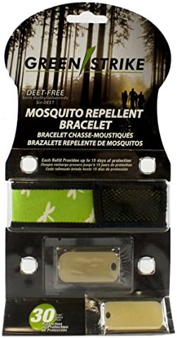 GreenStrike 945 Braclet Mosquito Repellent Bracelet, small, Green