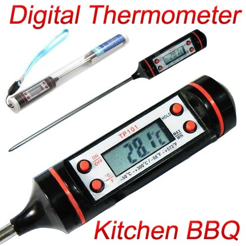 New Kitchen BBQ Digital Cooking Food Meat Probe Thermometer