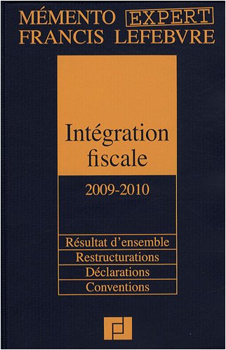 Intégration fiscale 2009-2010