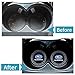 Goshion 2 Pcs 2.75 Inch Diameter Oval Tough Car Logo Vehicle Travel Auto Cup Holder Insert Coaster for Subaru All Models