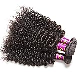 Unice Virgin Hair Unprocessed Virgin Hair Brazilian Curly Hair 3 Bundles 100 Human Hair Extensions Natural Black Can Be Dyed