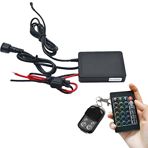18 Kinds of Color Dual IR/RF Wireless Remote Control Led RGB Controller for Motorcycle led accent strip light kit