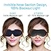 Eye Mask For Sleeping, Sytmhoe Sleep Mask For Men Women, Upgraded 3D Contoured Blindfold, Super Soft And Comfortable, Eye Shade Cover For Travel, Nap, Shift Workthumb 1