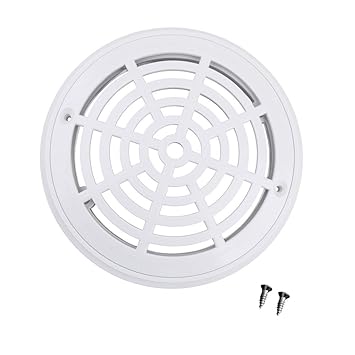 Sgerste White Main Drain Suction Cover Plate For In Ground