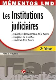 Les  institutions judiciaires