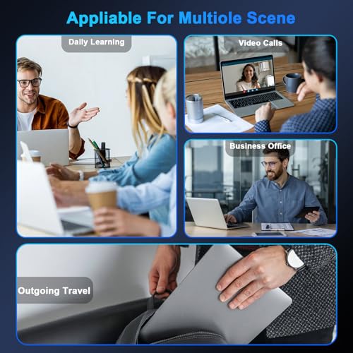 360° Folding Touch Laptop - 11.6 Inches, Laptop PC 6GB RAM 128GB SSD Celeron N4020, IPS Screen 1366 x 768, Laptop for Studies Work Leisure, Computer with Keyboard Film - Silver