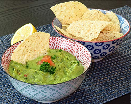 image for Gulee Ceramics Gulee 24 Ounce Premium Porcelain Bowls Set - Great for 