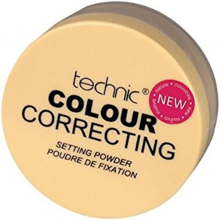 Technic Colour Correcting Setting Powder Loose Face Makeup Banana Shade 20g