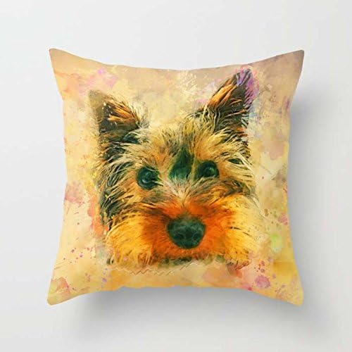 Dogs Pillow Covers 18 X 18 Inches / 45 By 45 Cm For Home Office Bedding Dining Room Lover Him Club With Twice Sides
