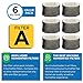 VEVA 6 Pack Premium Humidifier Filters Replacement for Holmes Filter A, HWF62, HWF62S, and Other Sunbeam Cool Mist Humidifiers