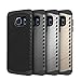 Galaxy S7 Edge Case, GEENKER Heavy Duty Dual layer Rugged Flexible Shock-Absorption Soft Silicone Bumper and Anti-Scratch Hard Rigid PC Cover Hybrid Protective Case for Samsung Galaxy S7 Edge -Black
