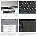 1byone Wireless Bluetooth Keyboard with Built-in Multi-touch Touchpad, Touch Keyboard for Windows/Android Tablet/Galaxy Tabs/Smartphones, Black