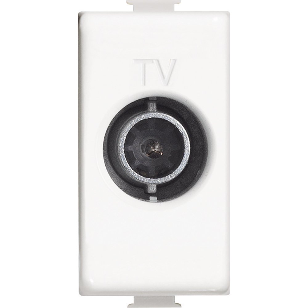 BTicino am5202p10 Matix TV Socket Terminal, White, 1 m