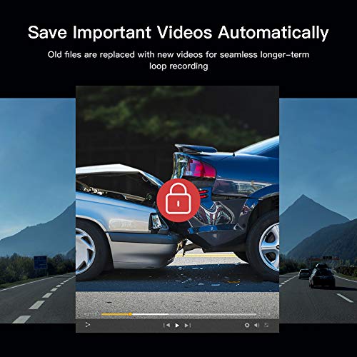 APEMAN Mini Dash Cam 1080P Car Camera Driving Recorder Night Vision