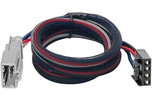 Tekonsha 307000 Trailer Brake Controller Custom Harness, Vehicle & Brake Control Ends, Compatible with Honda Pilot, Ridgeline