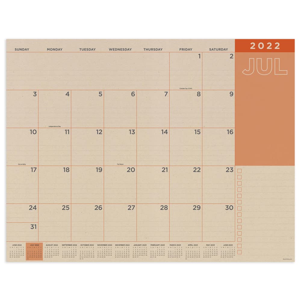 Cal Poly 2023 Calendar Amazon - Cal 2023- Academic Year July 2022 - June 2023 Kraft Large Desk Pad  Monthly Blotter: Tf Publishing: 9781639240333: Books