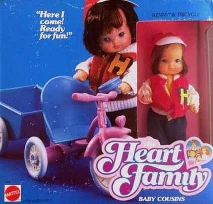 1987 The Heart Family Baby Cousins: KENNY &amp; TRICYCLE Set
