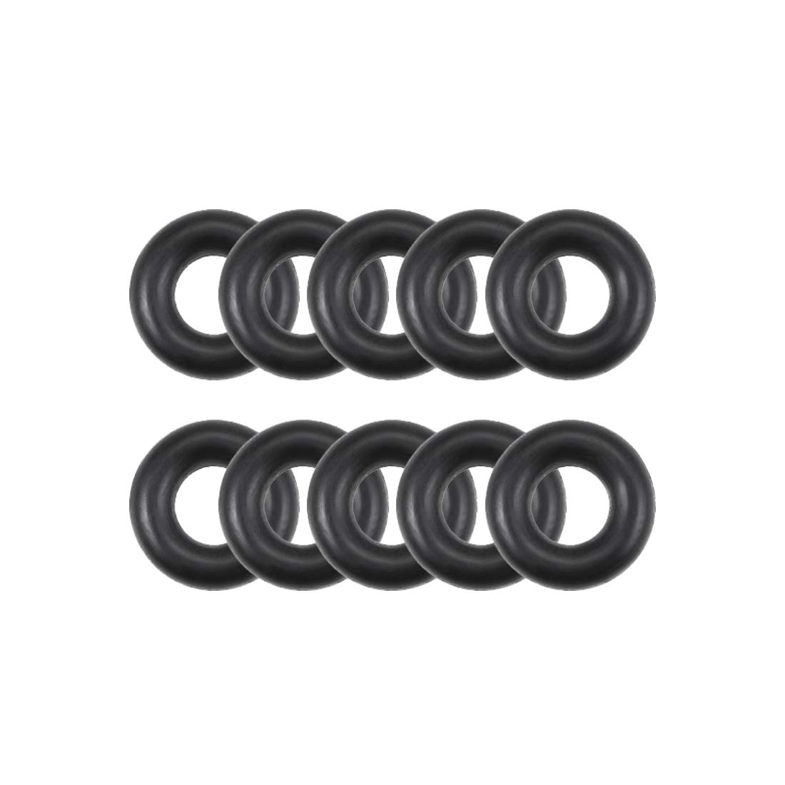sourcing map Nitrile Rubber O-Rings 8mm OD 3.6mm ID 2.2mm Width, Metric Nitrile Rubber Sealing Gasket, Pack of 10