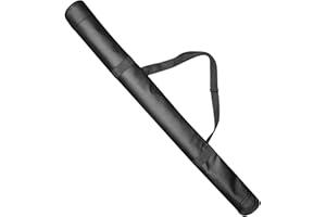 Pool Cue Case Protector with Mini Zipper Storage Pouch, Adjustable Shoulder Strap,Carry Bag Lightweight Portable (32inch)