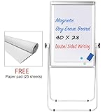 Stand White Board - 40 x 28 Magnetic Flip Chart Pad