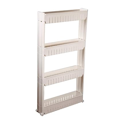 Slim Slide Out Kitchen Trolley Rack Holder Storage Shelf Organiser