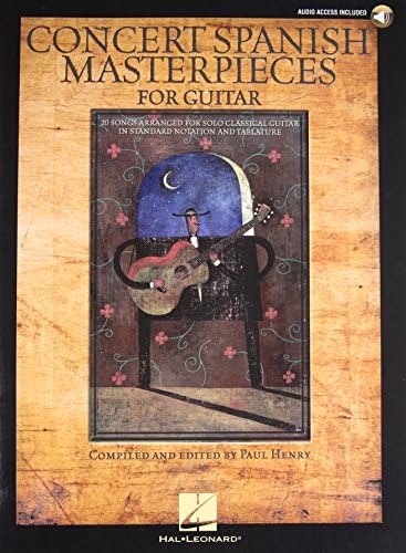 Concert Spanish Masterpieces for Guitar (Book/Online Audio Access)