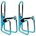 Dimples Excel Bike Bicycle Water Bottle Cage (2 Pack) (2 PACK ( Blue + Blue ))