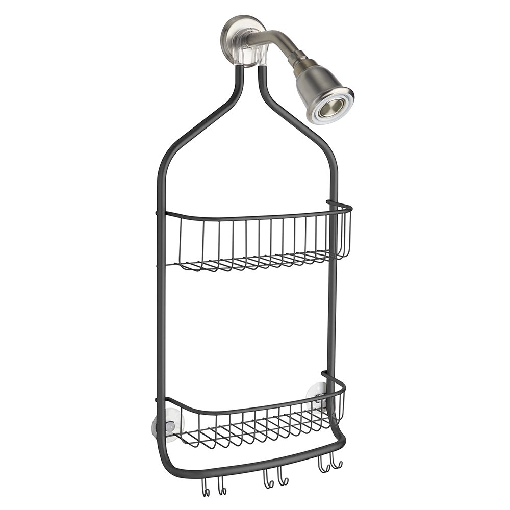 InterDesign Forma Shower Caddy, Metal Shower Organiser with Multiple